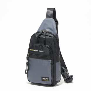 胸包男夏季斜挎包男牛津布背包户外手机包华朗迪尔大容量单肩包男