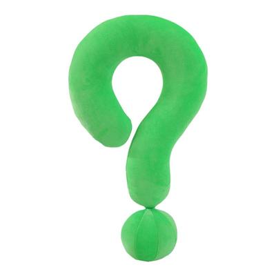 网红问号抱枕办公室午睡u枕沙