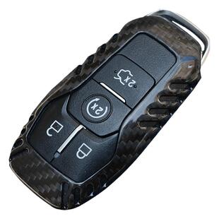 适用于15-26款福特野马专用钥匙壳Mustang改装碳纤维钥匙套防护套