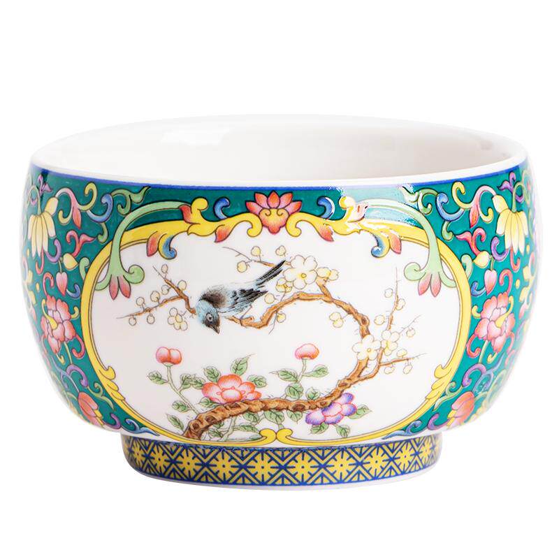 中国风珐琅彩主人杯功夫茶具