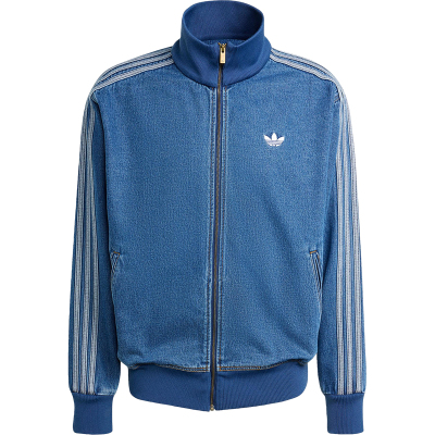 Adidas/阿迪达斯正品三叶草男士复古牛仔宽松休闲外套KD1517