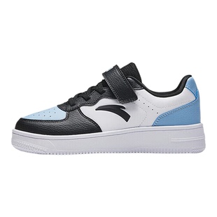 安踏童鞋儿童小白鞋板鞋2025冬季中大童皮面百搭运动鞋女童男童鞋