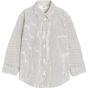 HM童装儿童男童衬衫春季长袖棉质衬衫上衣1209140