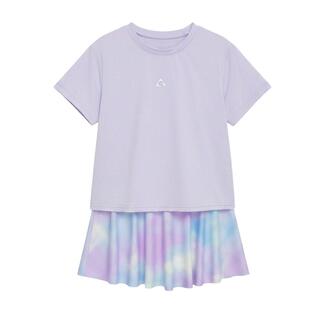 奇动【精灵凉凉衣】UPF200+女童凉感速干运动套装夏季儿童羽毛球