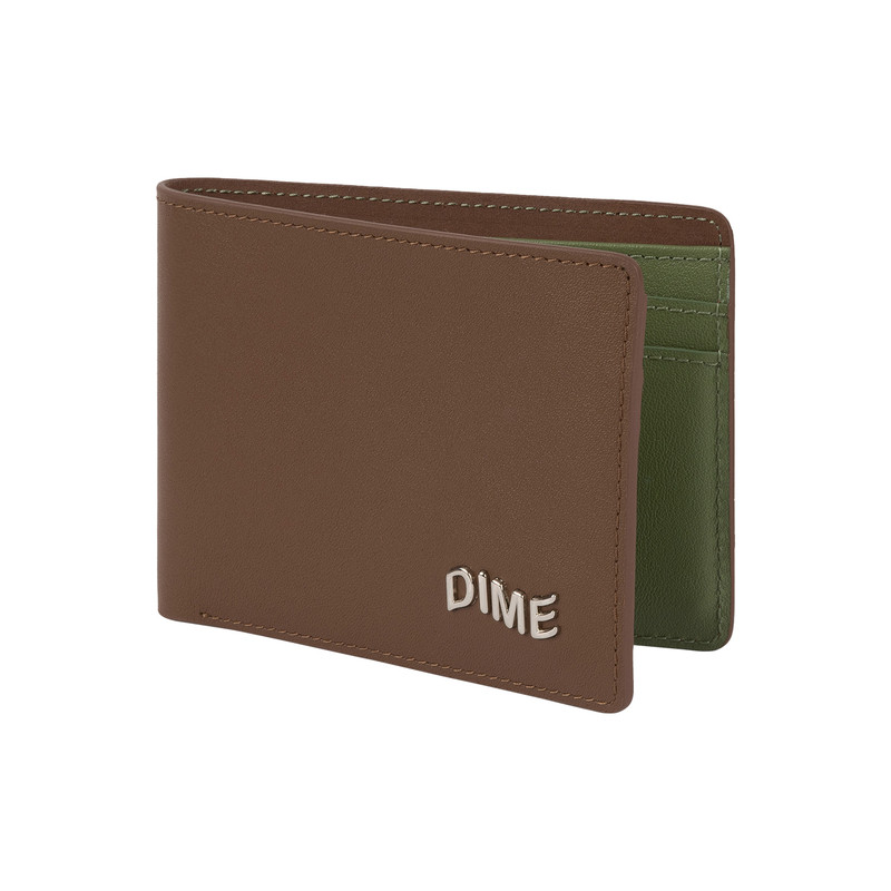 DimeMTL Leather Bifold Wallet 美式皮革撞色男士短款卡包钱包