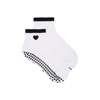 Souls. BLACK HEART 短袜 白色REVOLVE小众新款