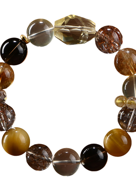 【喜土补土】五行聚能环水晶手串