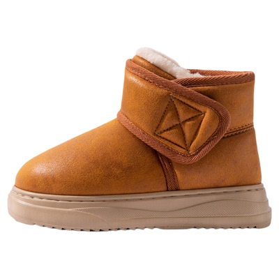 魔术帖保暖包跟外穿居家棉拖鞋