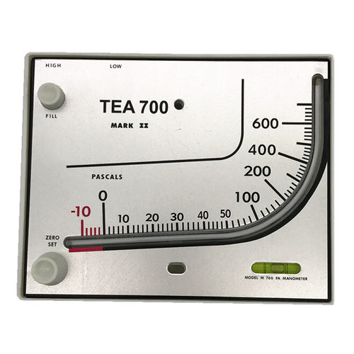 净化室TEA700红油斜管压差计养殖鸡舍微压差表液压式负压表送红油