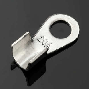 20A 开口鼻 开口铜鼻子 线耳 100只 铜接线端子 国标镀锡OT