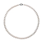 Meluxe美奈【玫瑰】极强光微微瑕淡水珍珠项链颈链高档礼盒装礼物