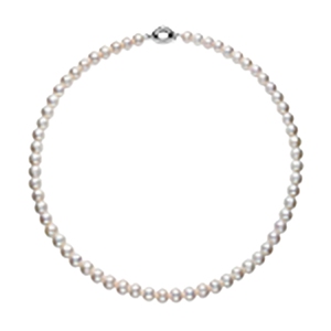 Meluxe美奈【玫瑰】极强光微微瑕淡水珍珠项链颈链高档礼盒装礼物