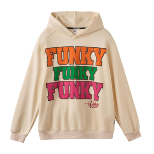 获衣局-【多巴胺字母】连帽多巴胺字母发泡印花美式男女同款卫衣