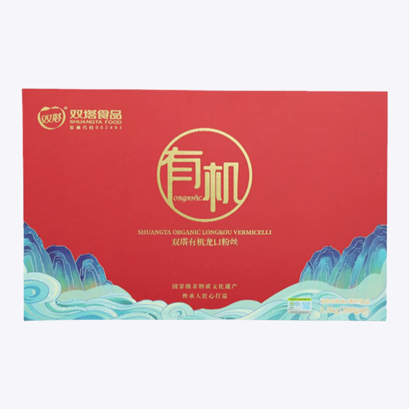 双塔食品有机龙口粉丝礼盒有机豌豆粉丝送礼佳品招远细粉丝干货
