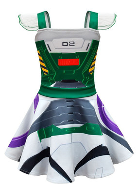 巴斯光年cos 纱裙 玩具总动员芭裙Toy Story bass六一节儿童服装