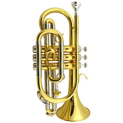 金音短号乐器小号漆金