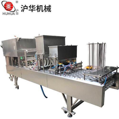 商用连续式灌装封口机酸奶饮料全自动封杯机盒装真空气调包装机