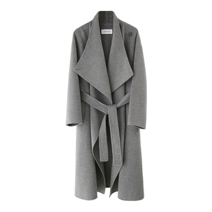 CHIIYEAR池也 高级感双面羊绒大衣女长款简约羊毛呢外套25秋冬新