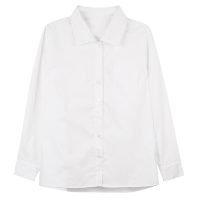 白色衬衫女通勤白衬衣