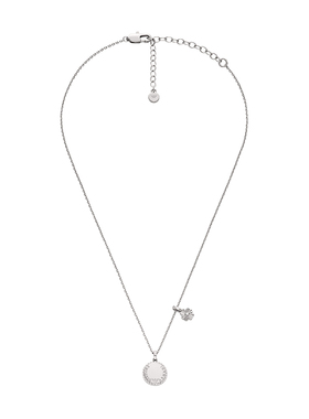 【自营】Armani阿玛尼四叶草系列项链女字母吊坠锁骨链礼物银色