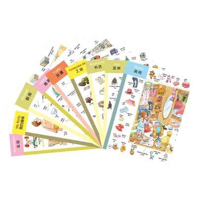 儿童英语情境认知1000词英