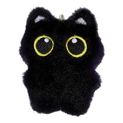 小黑猫玩偶公仔毛绒挂件