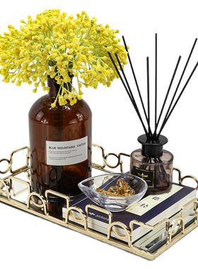 样板间装饰摆件轻奢床上飘窗摆设