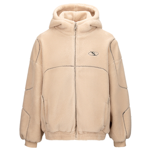 【特价清仓】GRKC吉尔卡克 明线摇粒绒外套潮流休闲情侣开衫夹克