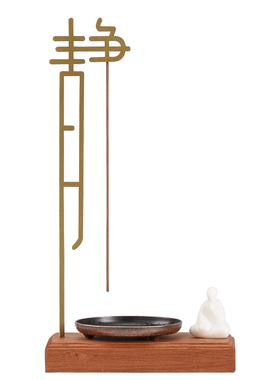 浮印活瓷禅意陶瓷小佛