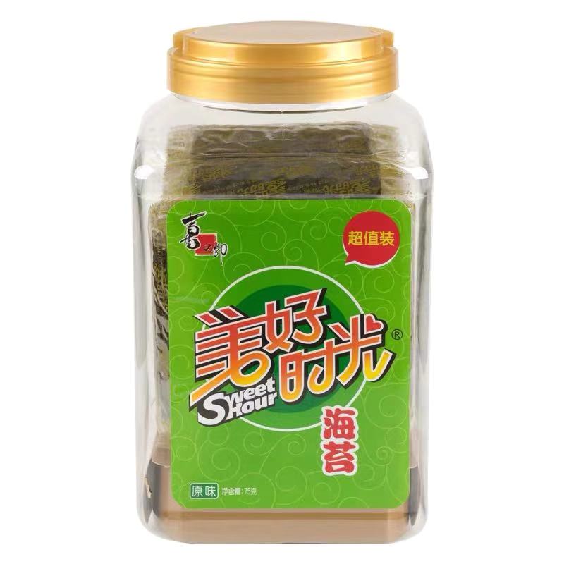 喜之郎美好时光海苔75g桶装
