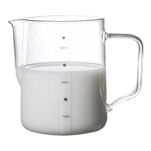 拉花杯玻璃咖啡打奶泡缸专用杯鹰嘴带刻度专业微波炉神器分享透明