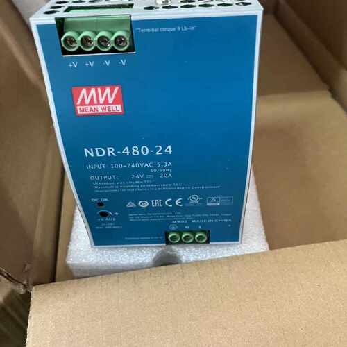 溢价-NDR-480-24台湾明伟电源 24V20A工控设备电源