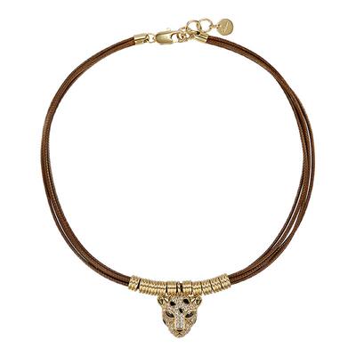 【廖俊涛同款】Riotlily/艾特里里金钱豹新年系列项链女款豹头