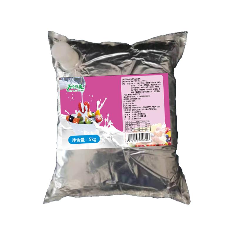 水果捞专用酸奶商用大包装5Kg袋装浓稠冰粉厚切炒酸奶常温原味奶