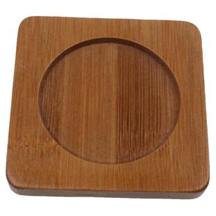 新款环保竹制品四方形杯垫品茗杯托创意茶杯垫功夫茶具茶道配件