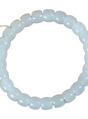 天然和田玉老型珠手串女款