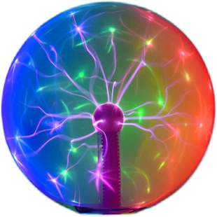 彩色离子球静电球触摸感应球魔法球物理实验闪电球辉光球创意礼物