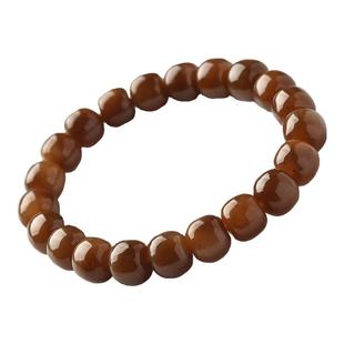 糖玉手串糖料翡翠玉石且末糖红色散珠子项链吊坠手镯玉和田玉手链