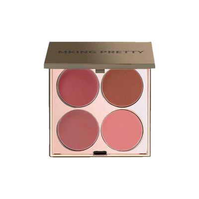 膏状四色眼影腮红口红