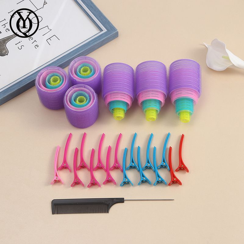 魔术贴卷发筒懒人空气免烫卷发器套装发卷粘蓬松梨花刘海卷自发根