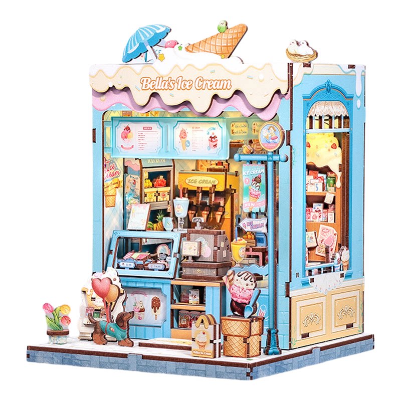 CuteBee日式茶室微缩拼装小屋