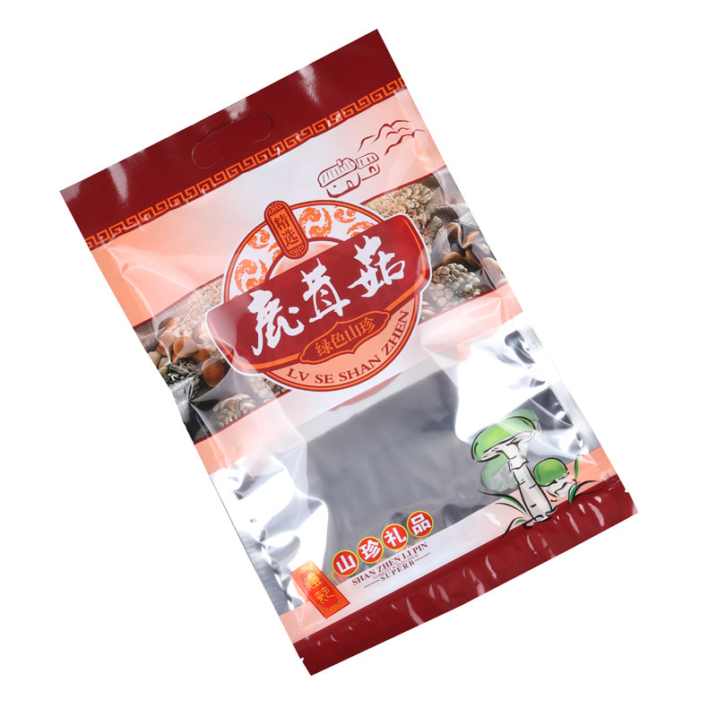 精选鹿茸菇包装袋鹿茸菇干货塑料袋子密封自封拉链袋250克500克袋