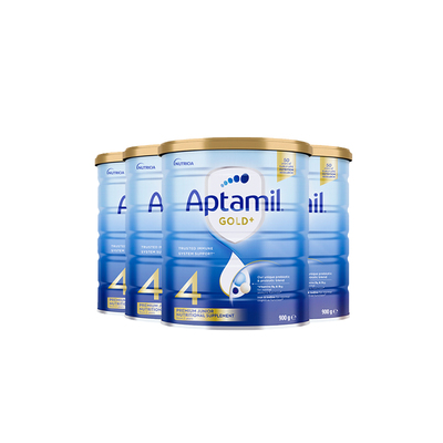 澳洲爱他美金装4段奶粉婴幼儿牛奶粉儿童奶粉四段*4罐