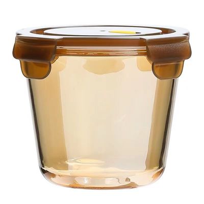 特工熊玻璃饭盒带盖汤碗