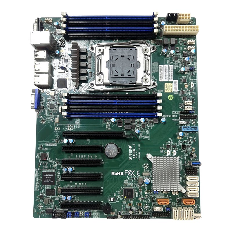 超微X10单路C612X99服务器主板