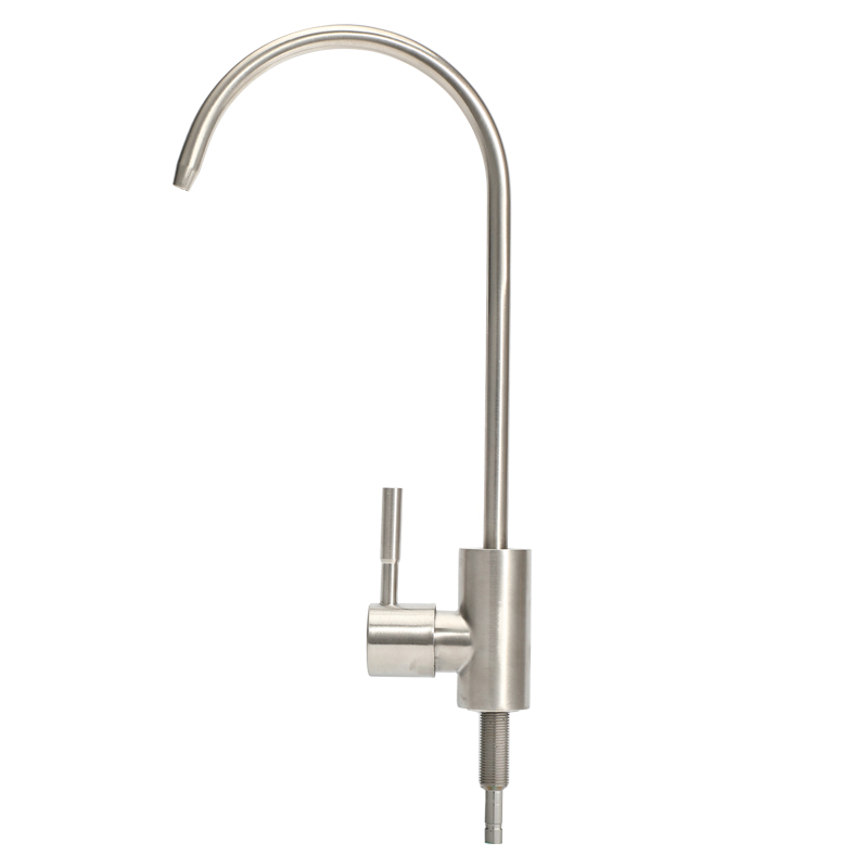 直饮水龙头净水器2分鹅颈304不锈钢家用饮水机双出水纯净水机配件