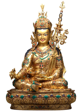 莲花生大士佛像尼泊尔进口释迦族