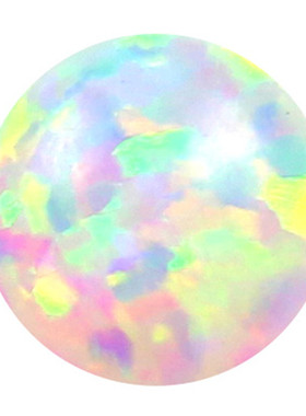 diy平底圆形裸石戒面