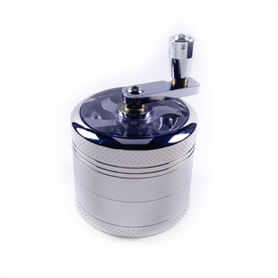 手摇磨烟器grinder碎烟器烟草研磨器大号金属磨具手动四层55mm