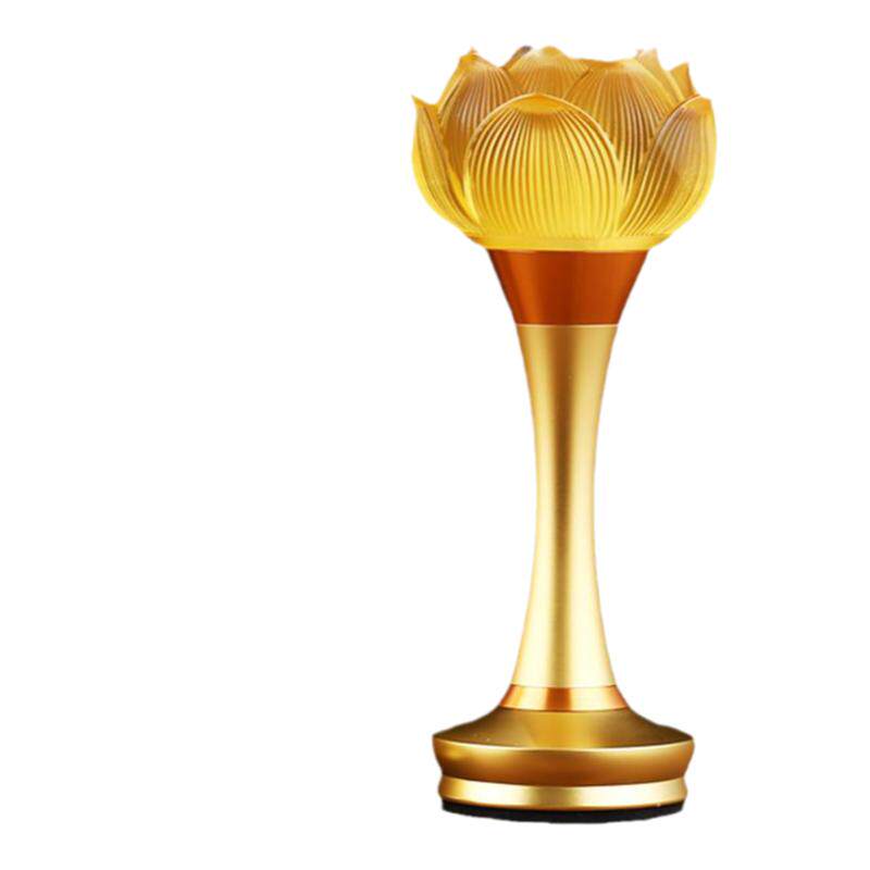 充电莲花灯供灯家用led佛前供灯